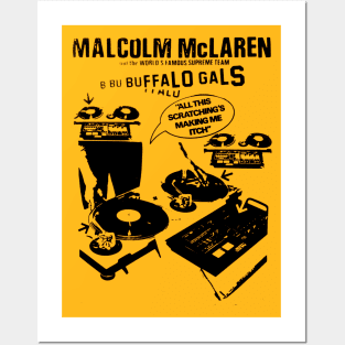 Malcolm McLaren Buffalo Gals Posters and Art